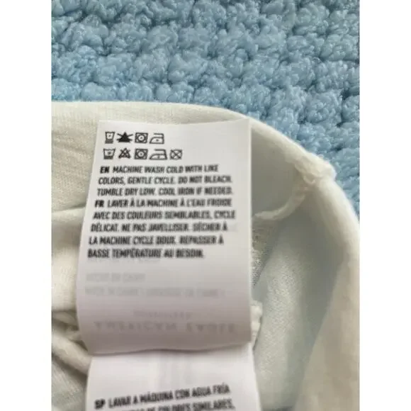 NWT American Eagle Outfitters White Crop Top shirt Size M - Picture 9 of 9